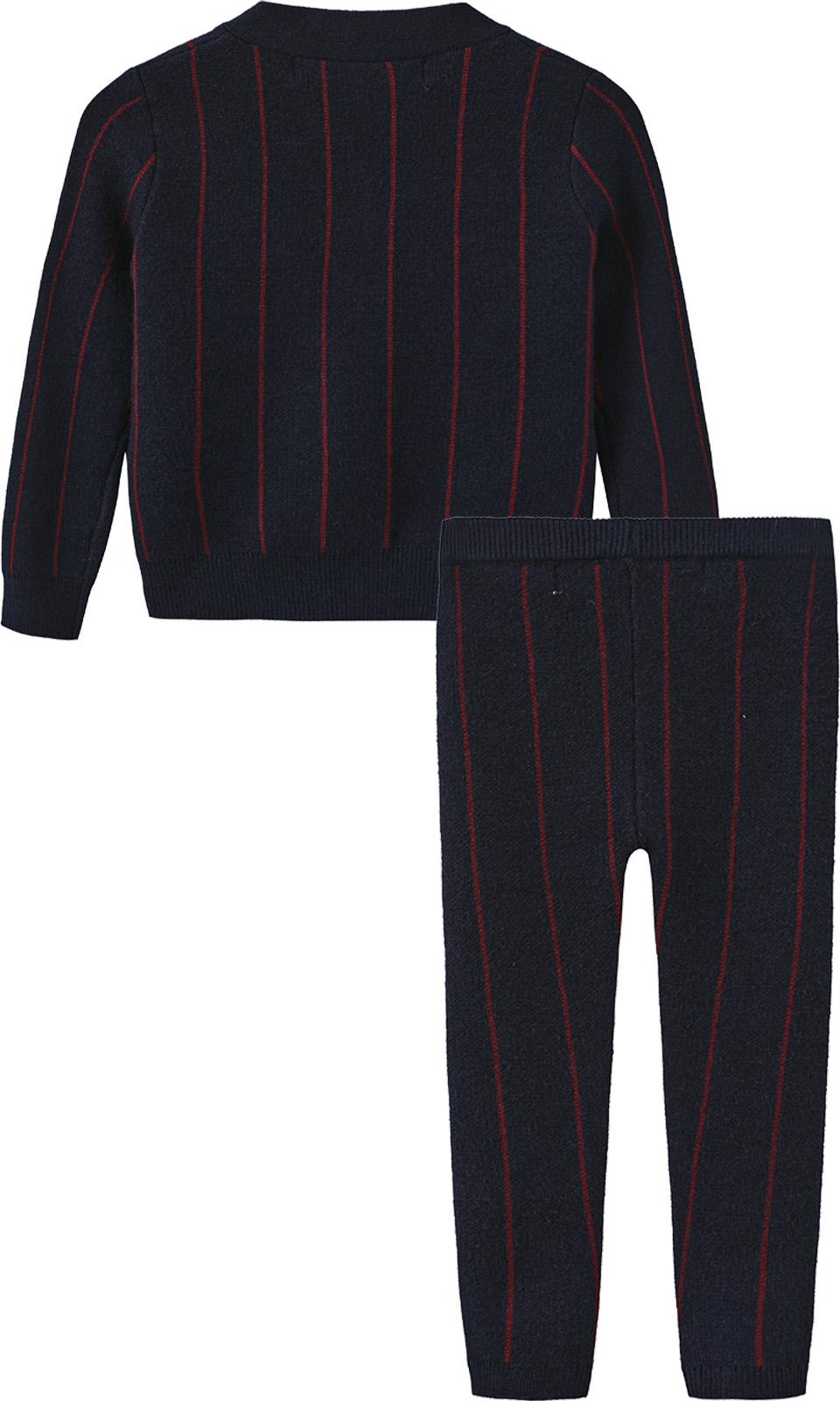 Harper James Baby Boys Pinstripe Knit Outfit - C-30055