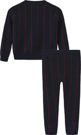 Harper James Baby Boys Pinstripe Knit Outfit - C-30055