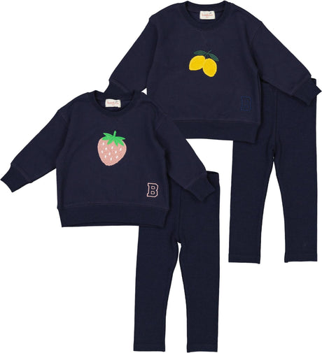 Bondoux Bebe Baby Boys Girls Sherpa Fruit Outfit - W26-465TP