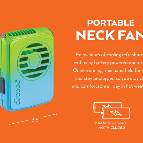 O2COOL Ombre Necklace Fan - FN02001OM