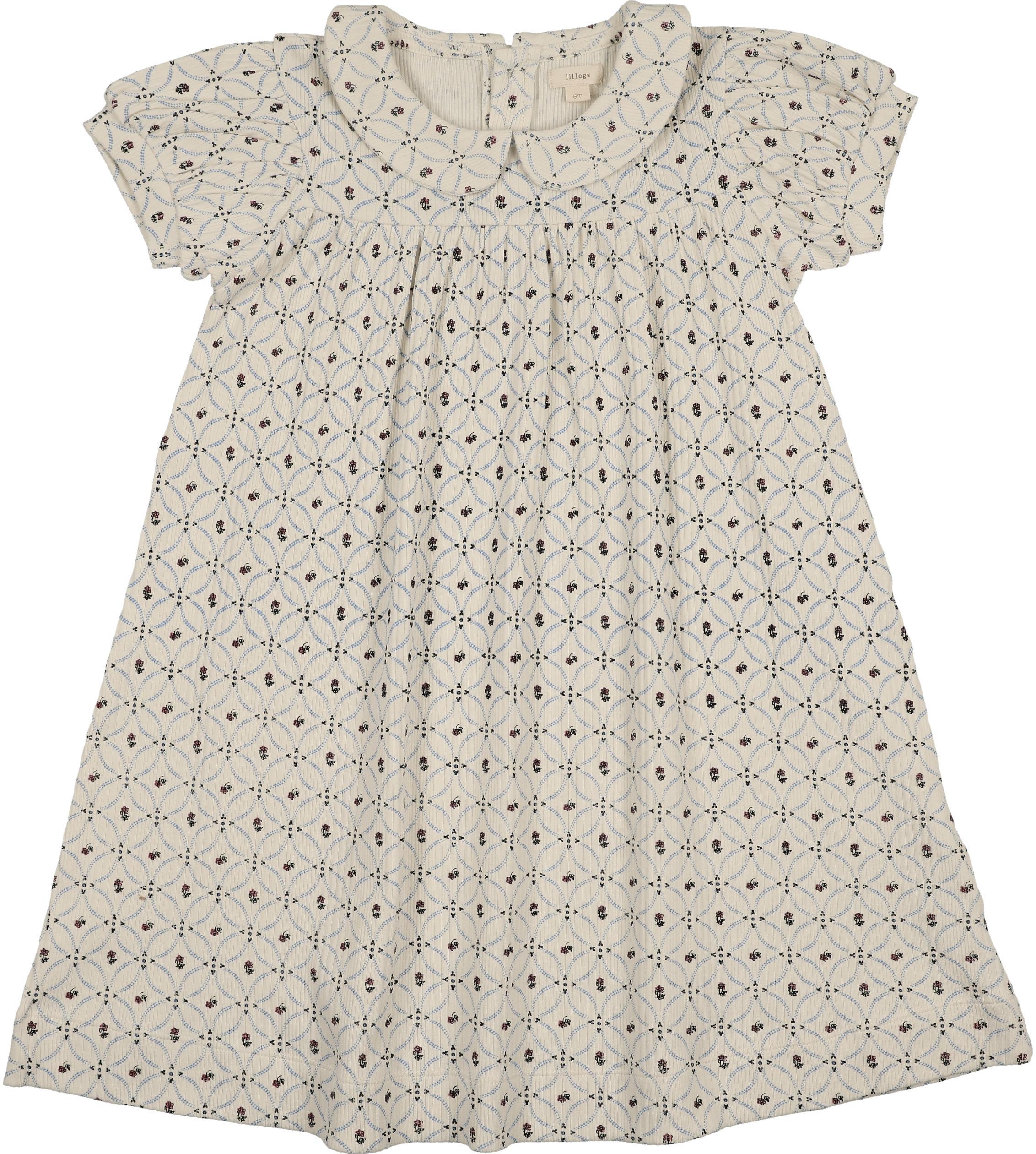 lil legs patch dress short sleeve Outer Field Girls Dress Short Sleeves-Electric Blue