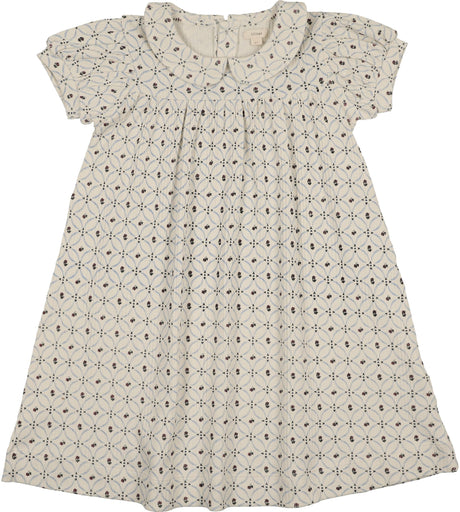 Lil Legs Camp Scouts Collection Girls Interlock Short Sleeve Dress - PSDS