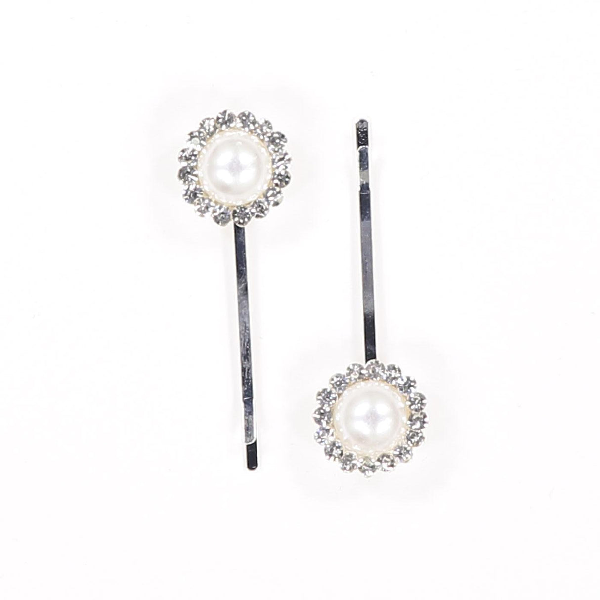 Keshet Diamond & Pearl Hair Pin 2 Pack - LBP-0004