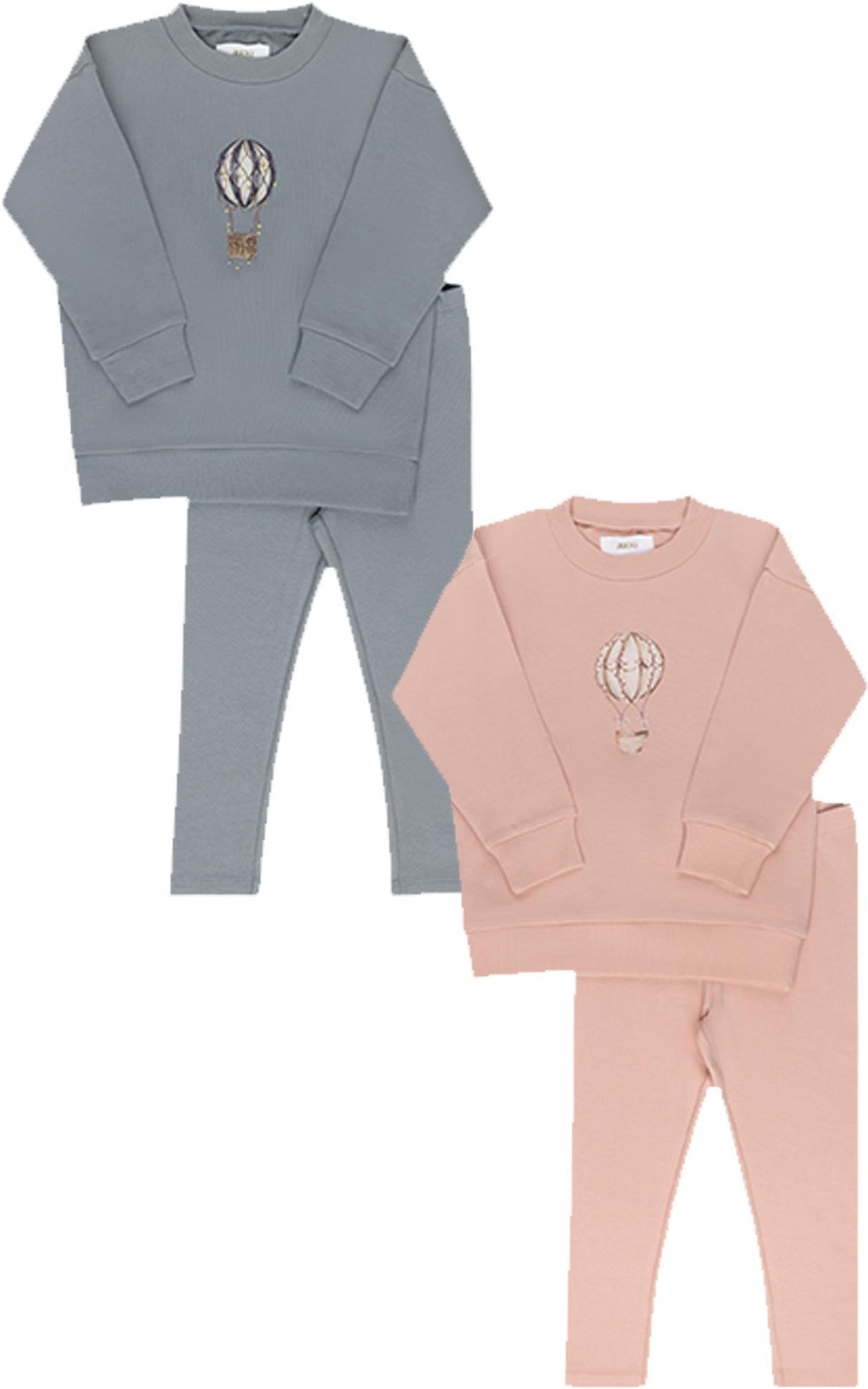 Aurora Baby Boys Girls French Terry Hot Air Balloon Outfit - AAW25-006