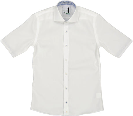 Alviso Boys Short Sleeve Dress Shirt with Contrast - Spring 2024