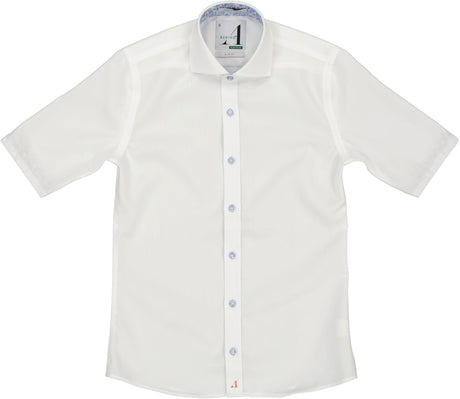 Alviso Boys Short Sleeve Dress Shirt with Contrast - Spring 2024