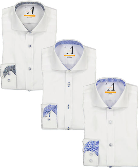 Alviso Boys Long Sleeve Dress Shirt with Contrast - Spring 2026