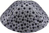 iKippah Boys Silver Dots Yarmulka
