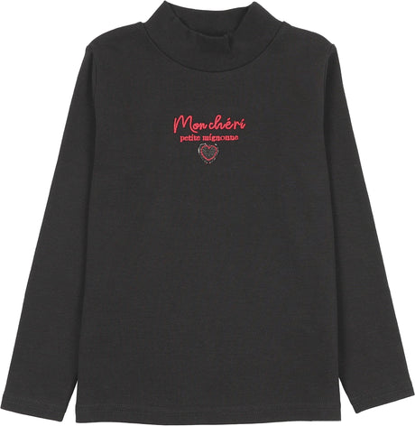 Analogie by Lil Legs Velour Vibes Collection Girls Mockneck - AF26T719