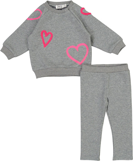 Gray Mix/Neon Pink