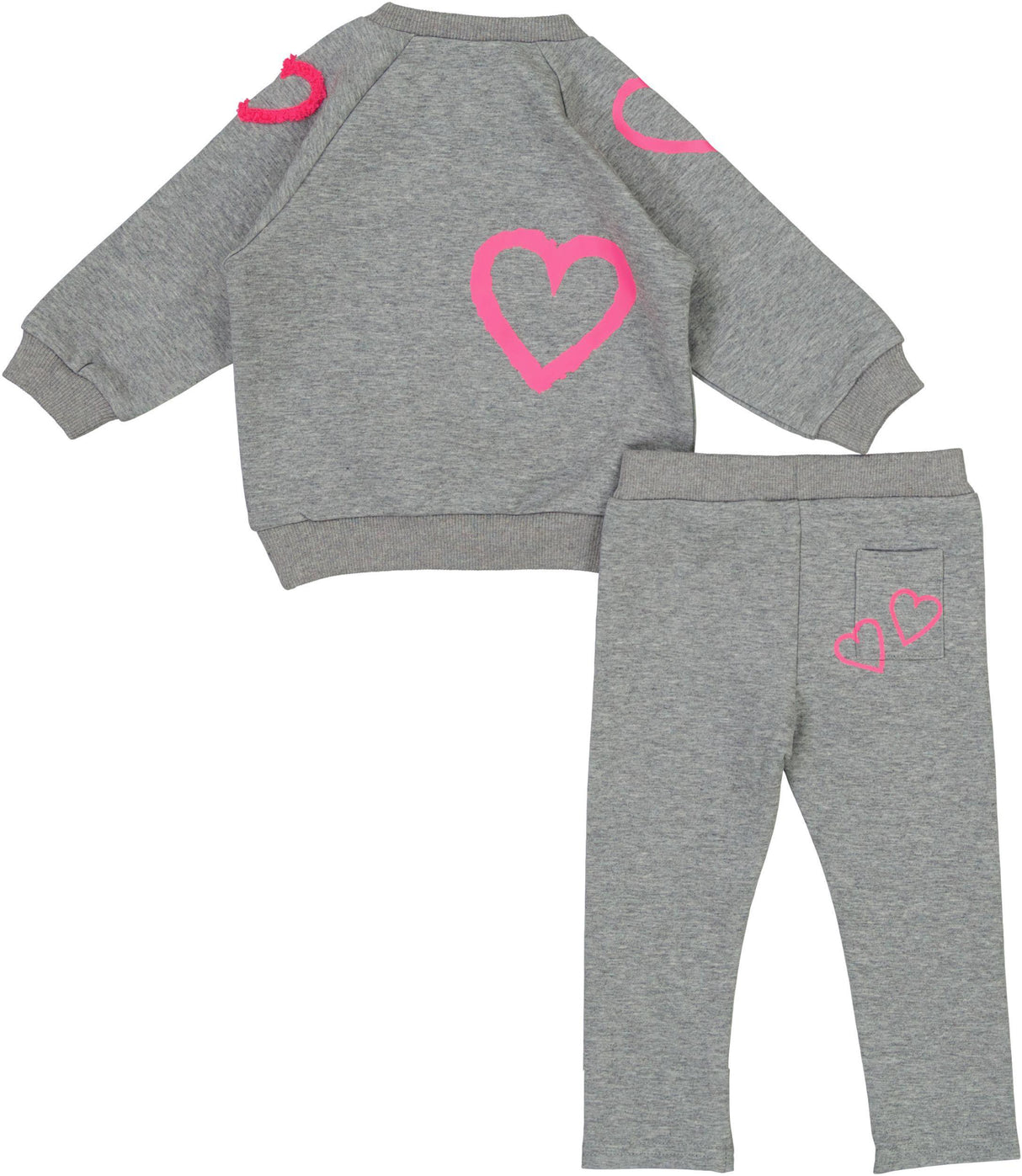 Gray Mix/Neon Pink