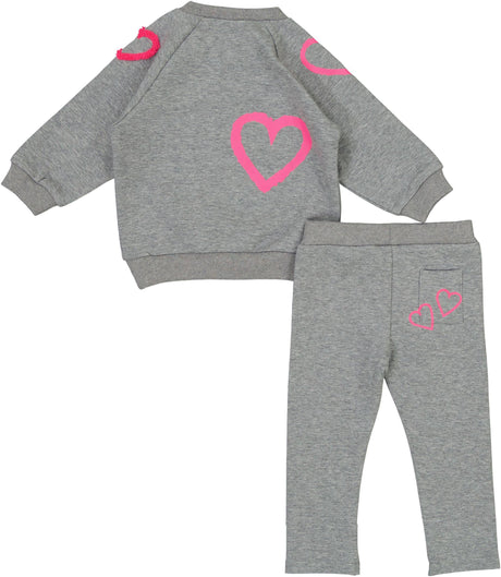 Gray Mix/Neon Pink