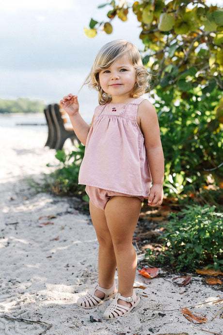 Analogie Lil Legs Denim Capsule Collection Baby Toddler Girls Outfit Set - DCST