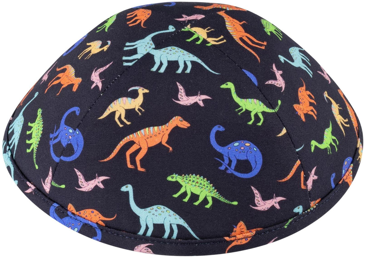 iKippah Boys Colored Dinos Yarmulka