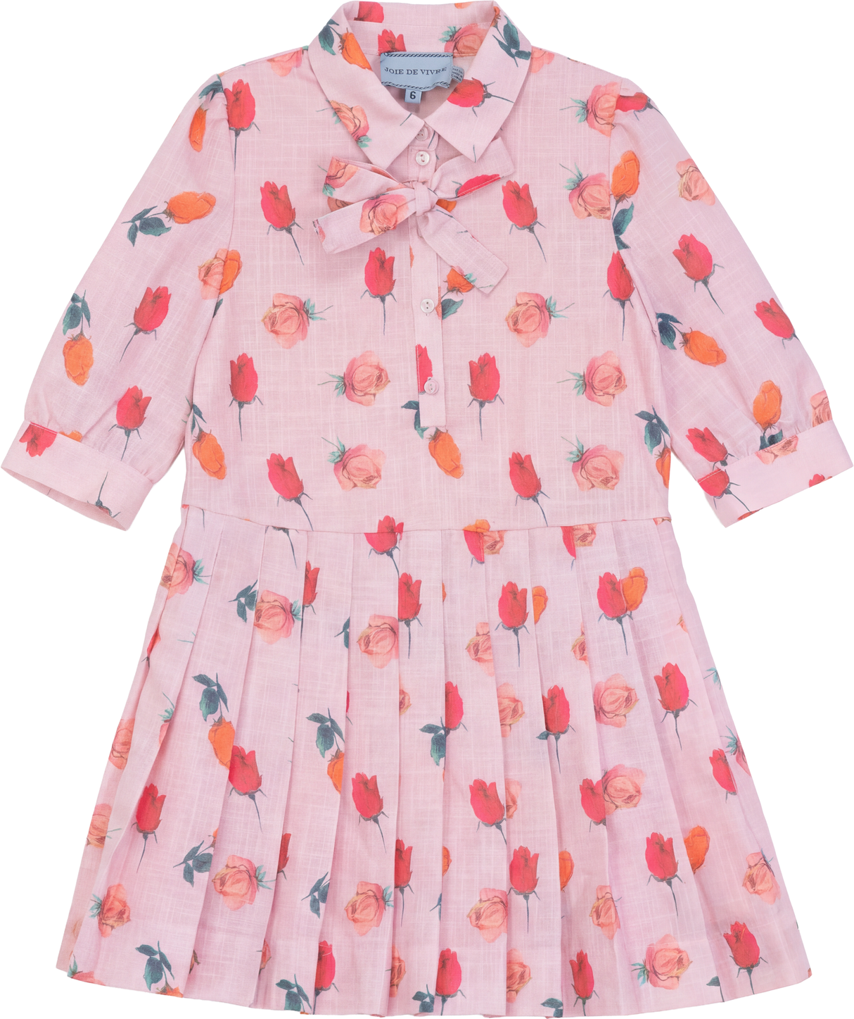 Joie De Vivre Girls Pleated Dress - SB6CP7407D