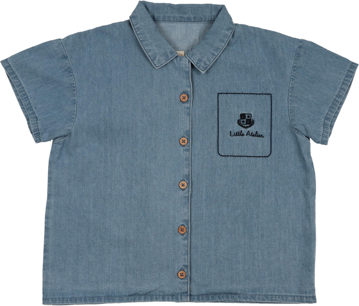 Analogie by Lil Legs Denim City Collection Boys Short Sleeve Shirt - DCSH