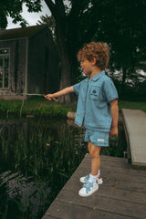 Analogie by Lil Legs Denim City Collection Boys Short Sleeve Shirt - DCSH