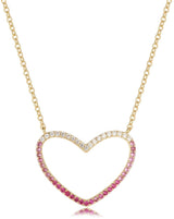 Tiny Gem Pink Ombré Necklace - TG2028