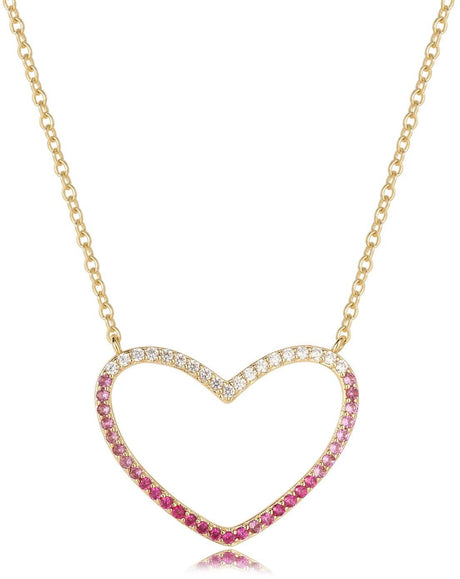 Tiny Gem Pink Ombré Necklace - TG2028