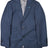 Blue with Contrast Stitch