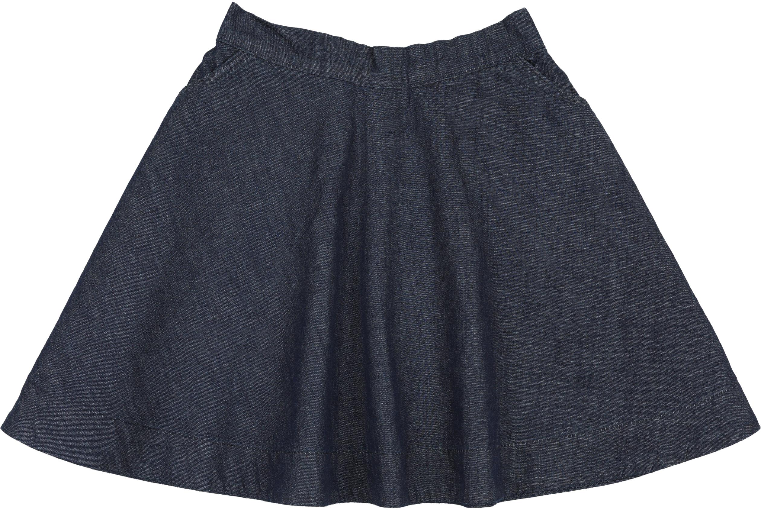 Lil Legs Camp Scouts Collection Girls Denim Tencel Flared Skirt