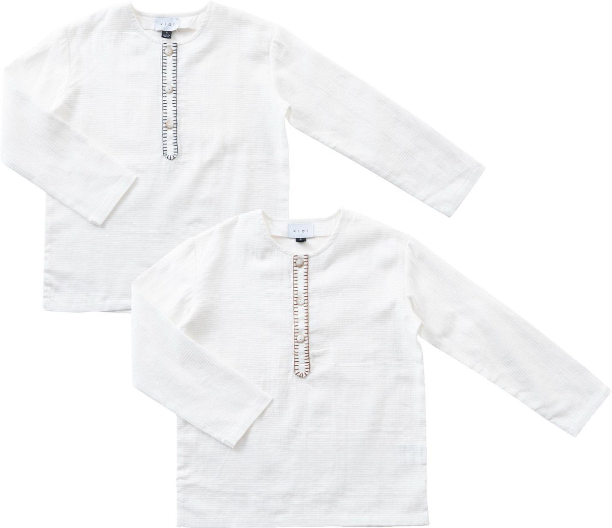Klai Boys Long Sleeve Stitched Dress Shirt - TD30126