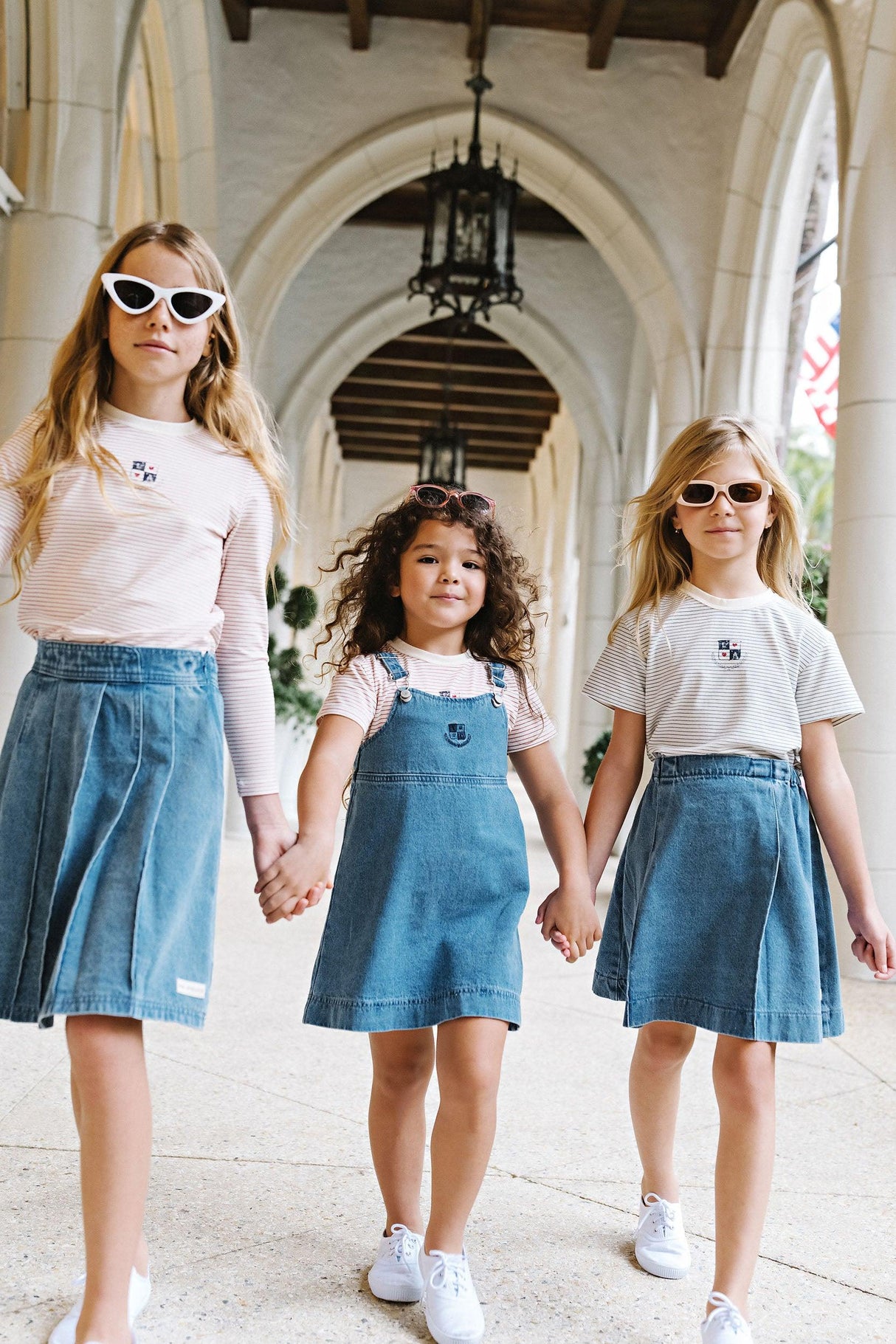 Analogie by Lil Legs Denim City Collection Girls Long Sleeve T-shirt Tee - DCGLST