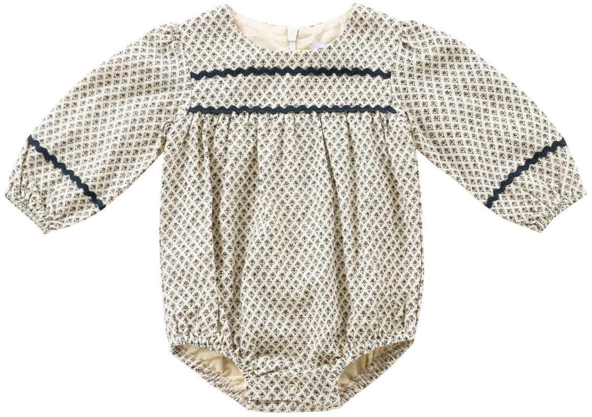 Klai Baby Girls RicRac Romper - TD30108