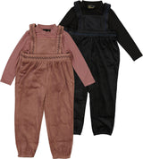 Seal Baby Boys Girls Stitched Leaves Velour Outfit - WB6CY3046O