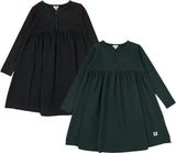 Lil Legs Wardrobe Staple Collection Girls Contrast Stitch Dress - CSD