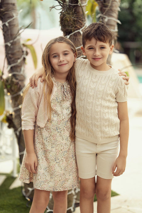 Jolie Capri Girls Floral Dress - SB6CY2988D