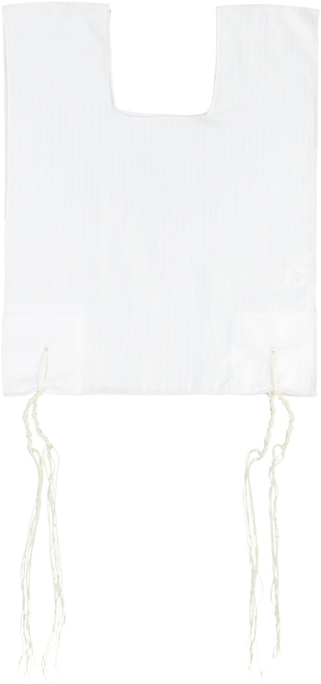 Keter Judaica Boys Poly/Cotton Round-Neck Tzitzis with Sefardi Strings