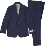 T.O. Collection Boys Navy Fashion Suit - TFA2883