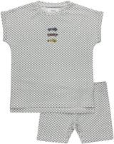 Aurora Baby Boys Check Race Car Outfit - ASS26-073
