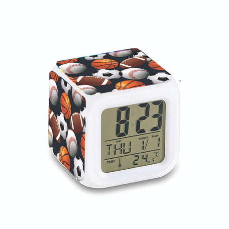 Top Trenz Sports Color Changing Alarm Clock - ALARM-NVYSPRT