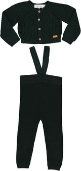 Charlotte & George Baby Boys Girls Rib Knit Outfit - WB5CP7241E