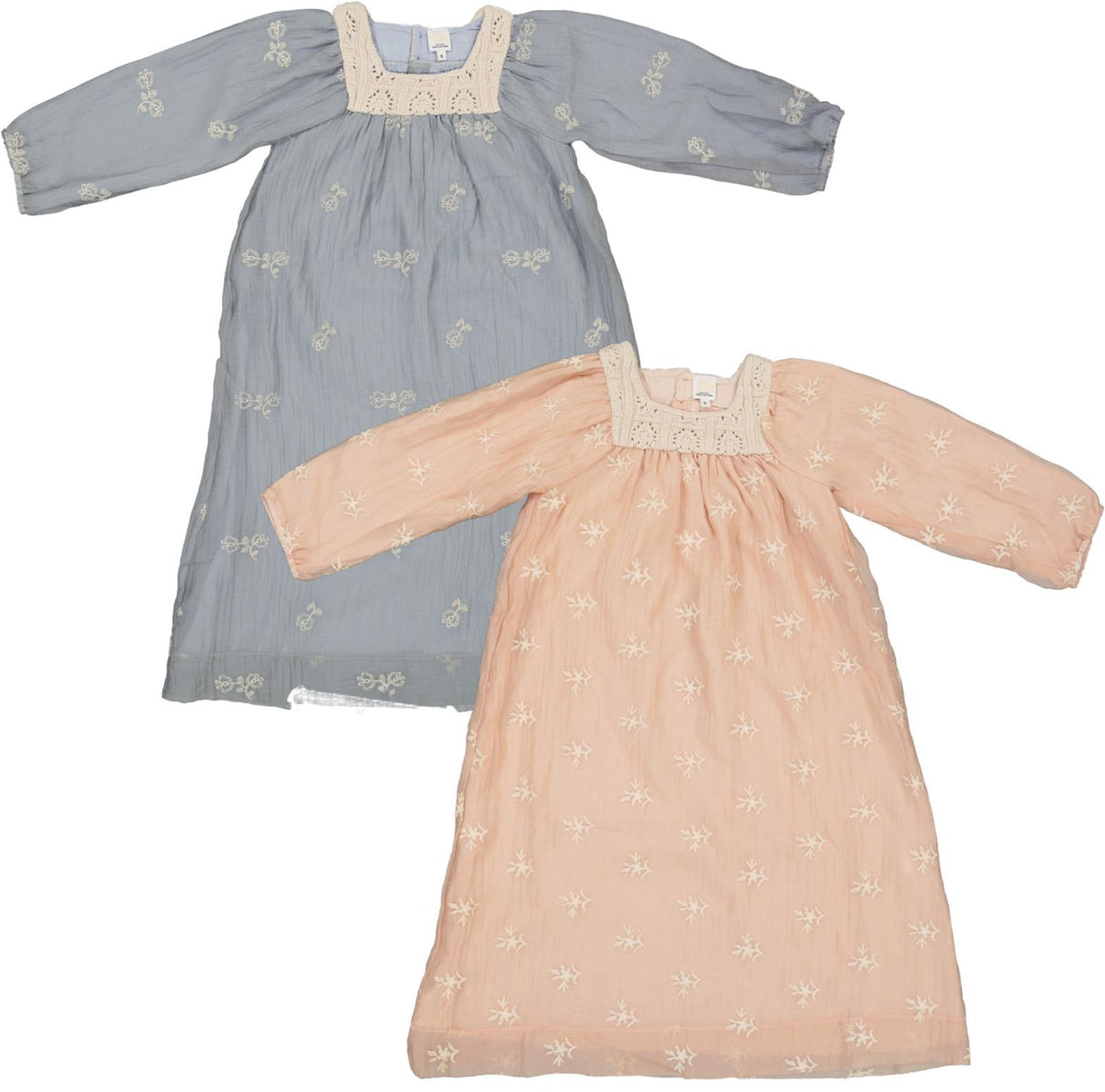 Clo Girls Embroidered Crochet Dress - SB5CP7146D