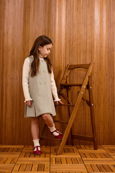 Klai Girls Houndstooth Jumper - TD34110