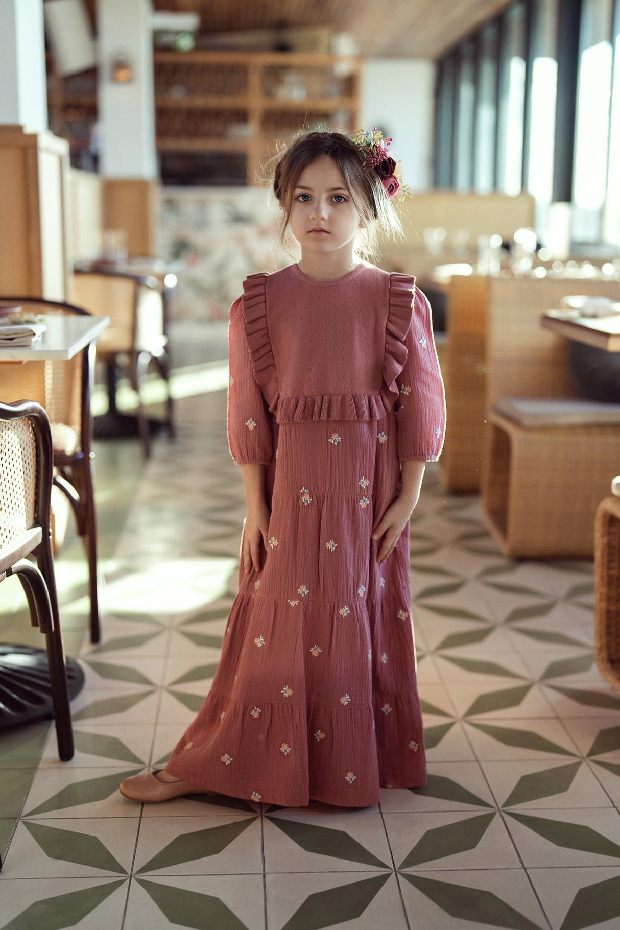 Seal Girls Robe & Knit Vest Set - SB5CY2635