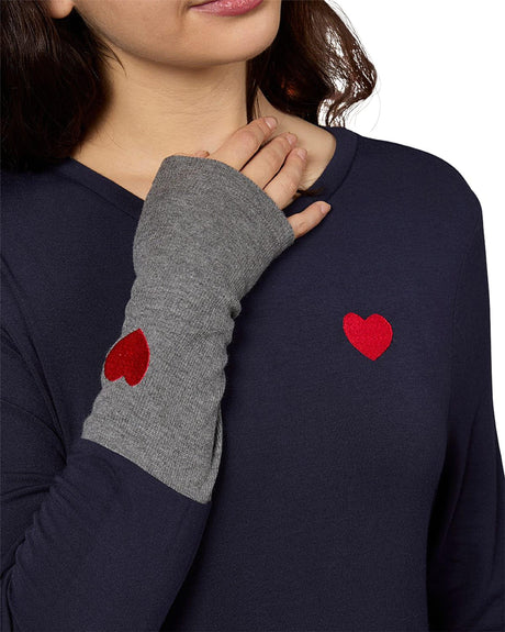 Memoi Womens Sweetheart Modal Blend Full-Length Nightgown - CNL09973