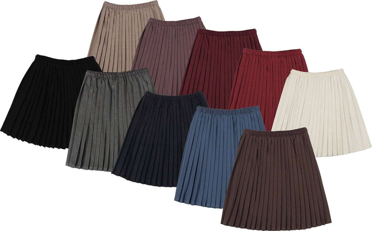 Lil Legs Basic Collection Girls Knife Pleated Skirt - KPS