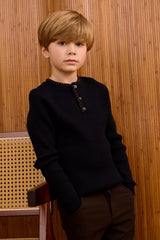 Klai Boys Rib Knit Sweater - G3046