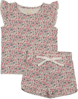 Lil Legs Camp Scouts Collection Baby Girls Flutter Printed Toddler Outfit Set- FPTS