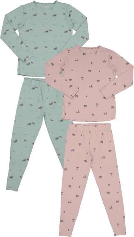 Bee & Dee Boys Girls Printed Modal Pajamas - GPML