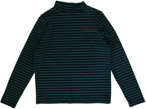 Navy/Green Stripe