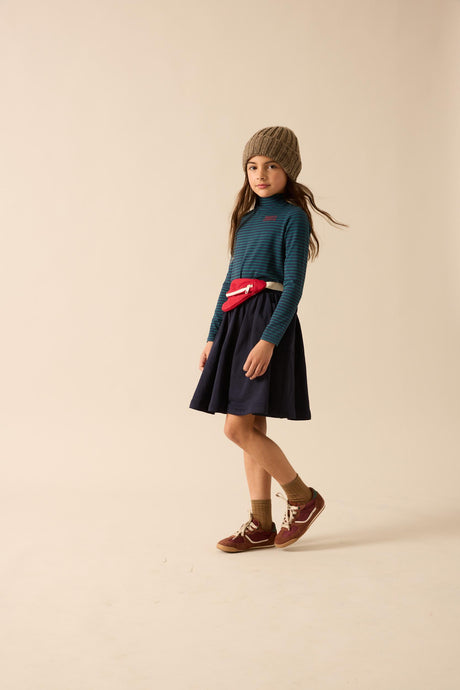 Navy/Green Stripe