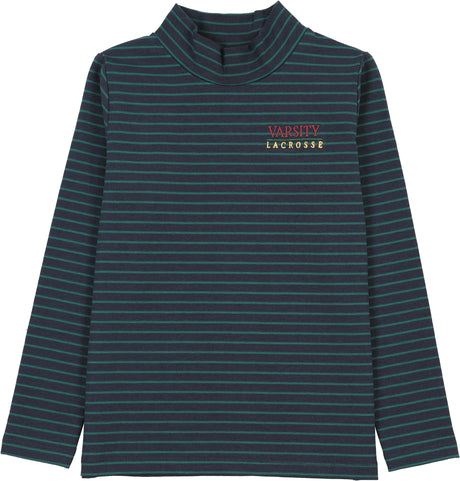 Navy/Green Stripe