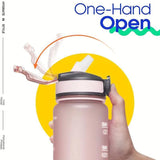 ShirtStop Motivational 32 oz Water Bottle with Carrying Strap