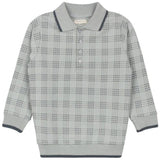 Ely's & Co Boys Plaid Long Sleeve Polo Sweatshirt - AW25-0034