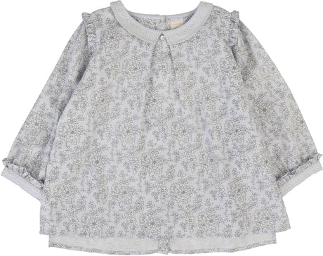 Analogie by Lil Legs Mountain Meadows Collection Girls Long Sleeve Blouse - MMBL